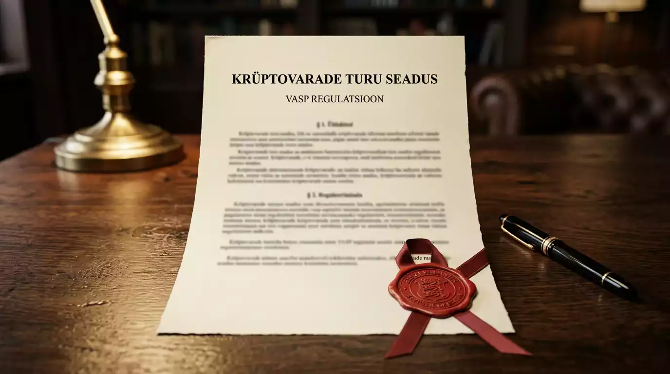 Ametlik dokument vahapitsati ja lindiga tumedal puidust laual